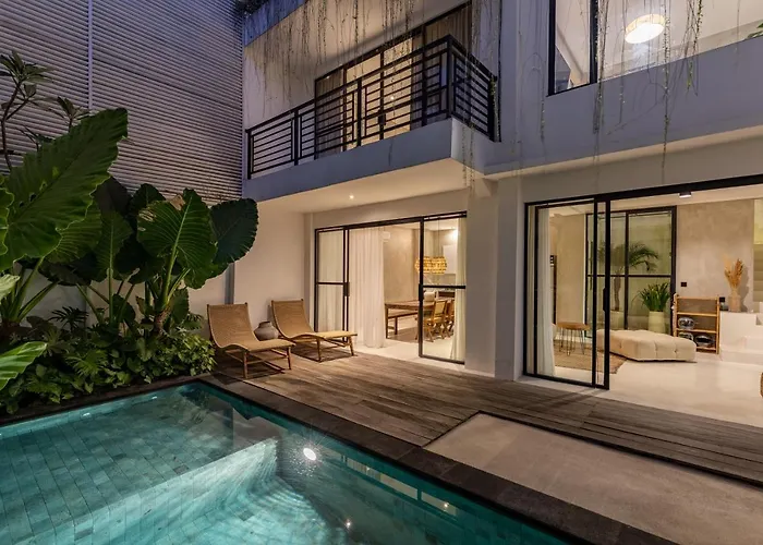 Вилла Chic 4Br Villa Kenza Canggu By Orivista