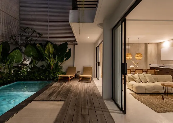 Вилла Chic 4Br Villa Kenza Canggu By Orivista *